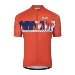 Męska koszulka rowerowa z krótkim rękawem – Signal Two. Brązowe koszulki sportowe męskie KEADA SPORTS, m, bez wzorów, bez kołnierzyka, bez ramiączek, na fitness i siłownię. Za 332.00 zł.