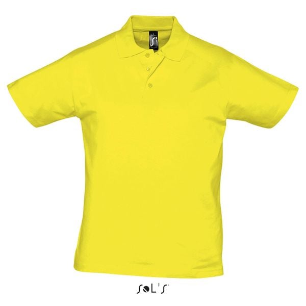 Polo Sol's Prescott. Żółte koszulki polo męskie SOL'S, m, bez wzorów, bez ramiączek. Za 116.50 zł.