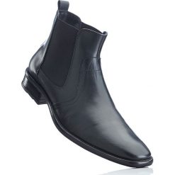 Sztyblety skórzane bonprix czarny. Botki męskie marki Giacomo Conti. Za 189.99 zł.