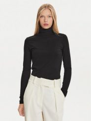 Calvin Klein Golf K20K207747 Czarny Slim Fit. Czarne swetry damskie Calvin Klein, xs, bez wzorów, bez kołnierzyka, bez ramiączek, bez kaptura. Za 259.99 zł.