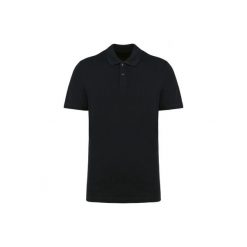 Polo suprima Kariban Premium. Czarne koszulki polo męskie KARIBAN, m, bez wzorów, z bawełny, bez ramiączek. Za 173.00 zł.