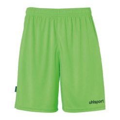 Szorty Uhlsport Center Basic FTP. Zielone krótkie spodenki sportowe męskie Uhlsport, bez wzorów, do piłki nożnej. Za 105.00 zł.
