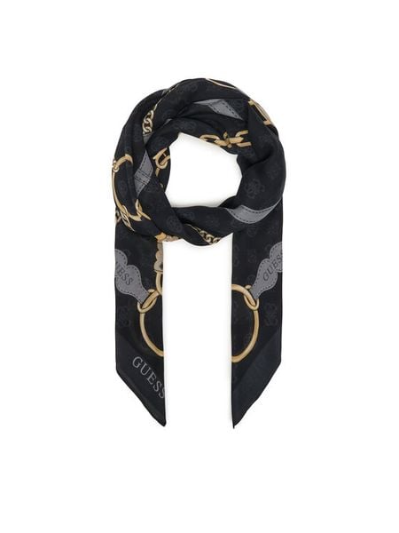 Guess Chusta AW5482 MOD03 Czarny. Czarne czapki i kapelusze damskie Guess, z aplikacjami. Za 239.99 zł.