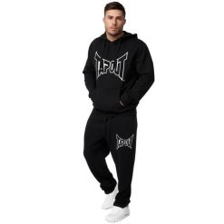 Bluza z kapturem Tapout Basic. Białe bluzy męskie TAPOUT, l, bez wzorów, z bawełny, z kapturem. Za 227.50 zł.