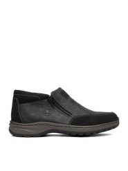 Rieker Botki CEO-03352-45 Czarny. Czarne botki męskie Rieker, bez wzorów, ze skóry, bez zapięcia. Za 369.99 zł.