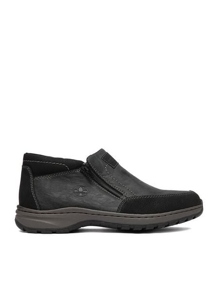 Rieker Botki CEO-03352-45 Czarny. Czarne botki męskie Rieker, bez wzorów, ze skóry, bez zapięcia. Za 369.99 zł.