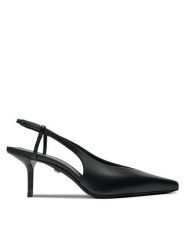 Max Mara Szpilki Mmslingcaif 2424526131600 Czarny. Czarne sandały damskie Max Mara, bez wzorów, ze skóry, bez obcasa, bez zapięcia. Za 2,159.00 zł.
