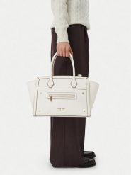 Nine West Torebka CEO-NW-M-002-10 Kremowy. Białe torebki do ręki damskie Nine West, bez wzorów, ze skóry, bez dodatków. Za 249.99 zł.