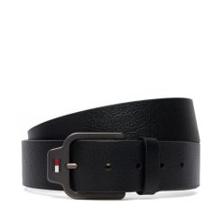 Pasek Tommy Jeans. Czarne paski damskie Tommy Jeans, bez wzorów, z jeansu. Za 189.99 zł.