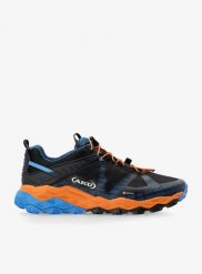 Buty turystyczne męskie AKU Flyrock GTX. Czarne trekkingi męskie Aku, do biegania, gore-tex. Za 720.49 zł.