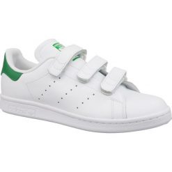 Adidas Stan Smith Cf s75187 42 2/3 Białe. Białe buty sportowe męskie marki Adidas, ze skóry. W wyprzedaży za 329.99 zł.