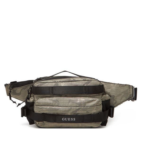 Nerka Guess. Brązowe saszetki męskie Guess, młodzieżowe, małe. Za 209.99 zł.