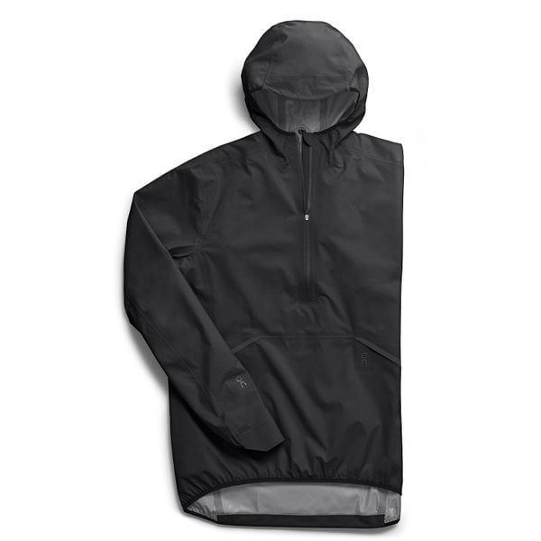 Kurtka męska On Waterproof Anorak. Czarne kurtki męskie On, l, bez wzorów, z materiału, bez kaptura. Za 1,089.00 zł.