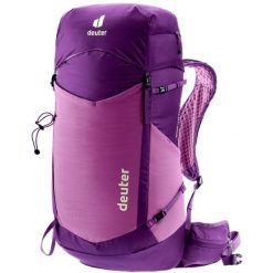 Plecak turystyczny damski Deuter Speed Lite Pro 28 SL. Czerwone plecaki damskie Deuter, bez wzorów, z materiału. Za 739.99 zł.