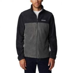 Bluza sportowa polarowa męska Columbia Steens Mountain 20 Full Zip Fleece. Szare bluzy męskie Columbia, m, bez wzorów, z polaru, bez kaptura, trekkingowe. Za 227.99 zł.