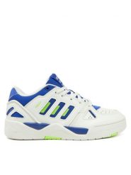 Adidas Sneakersy Midcity Low JH5625 Biały. Białe buty sportowe dziewczęce Adidas, bez wzorów, z materiału, bez zapięcia. Za 179.99 zł.