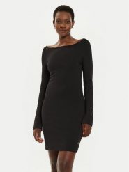 Calvin Klein Jeans Sukienka codzienna J20J224162 Czarny Slim Fit. Czarne sukienki damskie Calvin Klein Jeans, na co dzień, m, bez wzorów, z jeansu, bez kołnierzyka, bez ramiączek, proste. Za 249.99 zł.