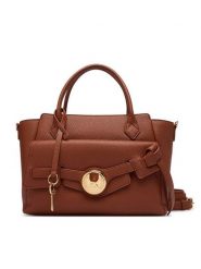LOVE MOSCHINO Torebka JC4277PP0PKS0208 Brązowy. Brązowe torebki do ręki damskie Love Moschino, bez wzorów, ze skóry, bez dodatków. Za 1,029.00 zł.