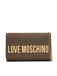 LOVE MOSCHINO Torebka JC4103PP1OKD0203 Brązowy. Brązowe torebki do ręki damskie Love Moschino, bez wzorów, ze skóry, wizytowe, bez dodatków. Za 699.99 zł.