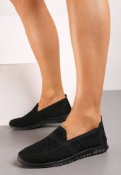 Czarne Tenisówki Dubost. Czarne obuwie sportowe damskie Born2be, bez wzorów, sportowe, bez zapięcia. Za 44.99 zł.