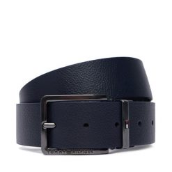Pasek Tommy Hilfiger. Niebieskie paski damskie Tommy Hilfiger, bez wzorów. Za 269.99 zł.