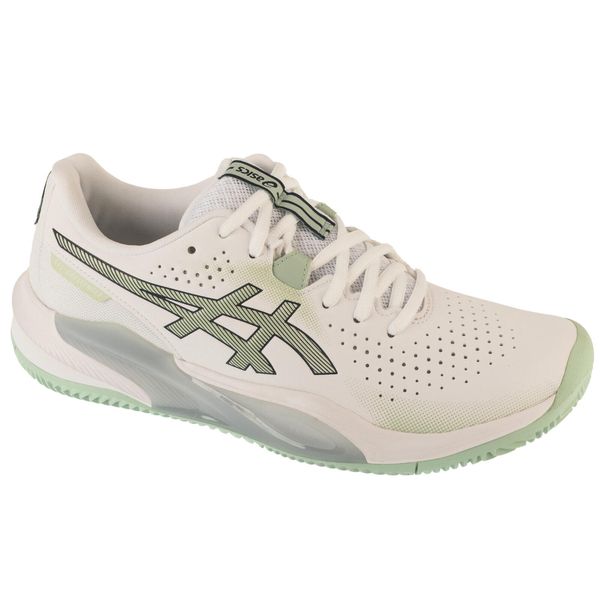 Buty do tenisa męskie, Gel-Challenger 15 Clay. Białe buty sportowe męskie Asics, bez zapięcia, tenisowe. Za 489.99 zł.