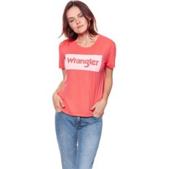 WRANGLER T SHIRT DAMSKI DRAPE TEE DUBARRY W7016DIVZ. Czerwone t-shirty damskie Wrangler, s, bez wzorów, vintage, bez kołnierzyka. Za 59.99 zł.