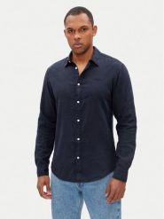 Pepe Jeans Koszula Arnau PM308844 Granatowy Regular Fit. Niebieskie koszule męskie Pepe Jeans, m, bez wzorów, z bawełny, bez kołnierzyka, bez ramiączek. Za 219.99 zł.
