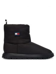 Tommy Jeans Śniegowce Tjw Snow Boot EN0EN02823 Czarny. Czarne śniegowce i trapery damskie Tommy Jeans, z jeansu. Za 419.99 zł.