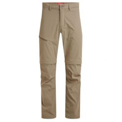 Spodnie turystyczne męskie Craghoppers NosiLife Pro Convertible Trouser III. Białe spodnie sportowe męskie Craghoppers, m, bez wzorów, trekkingowe. Za 472.99 zł.