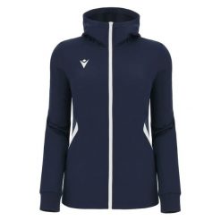 Damska bluza z kapturem full zip Macron Bastet. Białe bluzy damskie Macron, s, bez wzorów, z dzianiny, z kapturem. Za 220.00 zł.