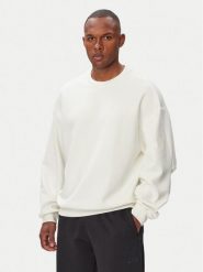 Adidas Bluza Soft Lux Crew Sweatshirt KF8585 Kremowy Regular Fit. Białe bluzy męskie Adidas, m, bez wzorów, z syntetyku, bez kaptura. Za 299.99 zł.