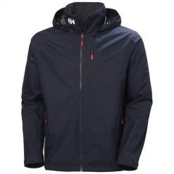 Kurtka uniwersalna męska Helly Hansen Crew. Niebieskie kurtki sportowe męskie Helly Hansen, m, bez wzorów, z syntetyku, żeglarskie. Za 729.00 zł.