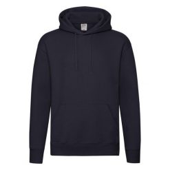 Męska Bluza Z Kapturem Premium. Niebieskie bluzy męskie Fruit of the Loom, m, bez wzorów, z kapturem. Za 111.99 zł.