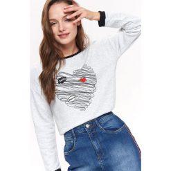 BLUZA NIEROZPINANA DAMSKA Z HAFTEM, Z NADRUKIEM. Bluzy damskie TROLL. W wyprzedaży za 34.99 zł.
