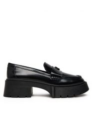 Coach Loafersy Leah CZ382 Czarny. Czarne mokasyny damskie Coach, ze skóry. Za 669.99 zł.