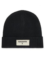 Patrizia Pepe Czapka 8F0082/K287 K103 Czarny. Czarne rękawiczki damskie Patrizia Pepe, na zimę, bez wzorów, z materiału. Za 449.99 zł.