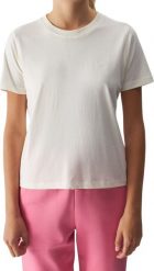 4f Koszulka damska 4F F1650 kremowy 4FWAW24TTSHF1650 12S M. Białe t-shirty damskie 4f, m, bez wzorów, bez kołnierzyka. Za 40.28 zł.