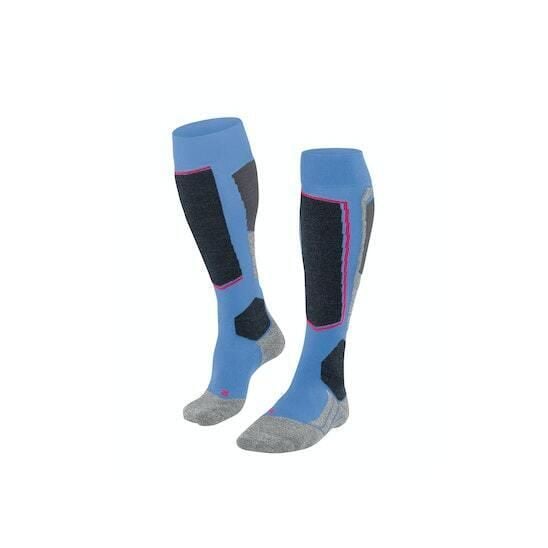Podkolanówki damskie Falke SK2 Intermediate Vegan. Niebieskie skarpety damskie Falke, bez wzorów, z lyocellu. Za 188.50 zł.