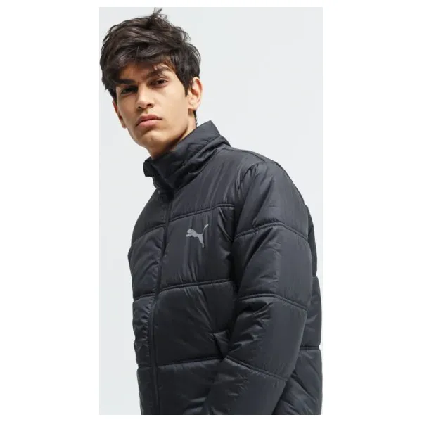 Puma Kurtka Essentials Padded , czarny, rozmiar L. Czarne kurtki męskie Puma, l, bez wzorów, z materiału, bez kaptura. Za 329.99 zł.
