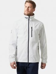 Kurtka Żeglarska Męska Helly Hansen Crew 2.0. Białe kurtki męskie Helly Hansen, m, bez wzorów, z materiału, bez kaptura. Za 729.00 zł.