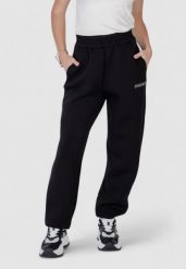 Spodnie Kobieta GUESS ACTIVE CECILIA SCUBA JOGGER. Czarne spodnie sportowe damskie Guess Active, l, z aplikacjami, z lycry. Za 344.25 zł.