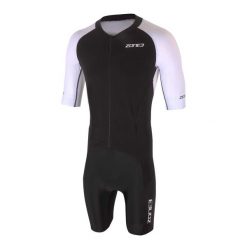 Kombinezon triathlonowy męski ZONE3 Lava Long Distance Full Zip Aero Suit. Białe buty sportowe męskie ZONE3, bez zapięcia, rowerowe. Za 1,203.85 zł.