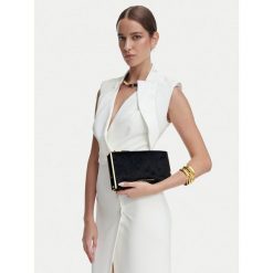 Torebka Elisabetta Franchi. Czarne kopertówki damskie Elisabetta Franchi, bez wzorów, bez dodatków. Za 1,459.00 zł.