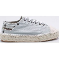 Diesel - Espadryle. Szare espadryle damskie Diesel. W wyprzedaży za 449.90 zł.