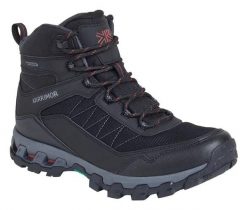 Buty trekkingowe męskie Karrimor Exmoor Mid. Czarne trekkingi męskie Karrimor, na jesień, trekkingowe. Za 409.99 zł.