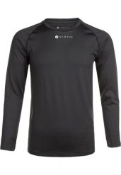 Koszulka termoaktywna Virtus Bonder. Czarne koszulki sportowe męskie VIRTUS, l, bez wzorów, z materiału, bez kołnierzyka, bez ramiączek, do biegania. Za 152.00 zł.