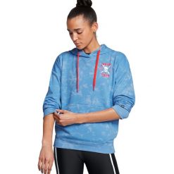 Bluza treningowa damska Under Armour Project Rock Underground Terry HD. Niebieskie bluzy sportowe damskie Under Armour, xl, bez wzorów, bez kaptura, na fitness i siłownię. Za 289.99 zł.