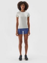 4F Legginsy krótkie treningowe damskie - granatowe XL. Niebieskie legginsy sportowe damskie 4f, s, bez wzorów, z dzianiny, z podwyższonym stanem, krótkie, na fitness i siłownię. W wyprzedaży za 39.99 zł.