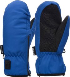 Meteor Rękawiczki zimowe Orel niebiesko-czarny 17721-17722-17723 XS. Czarne rękawiczki dziecięce Meteor, bez wzorów. Za 74.12 zł.